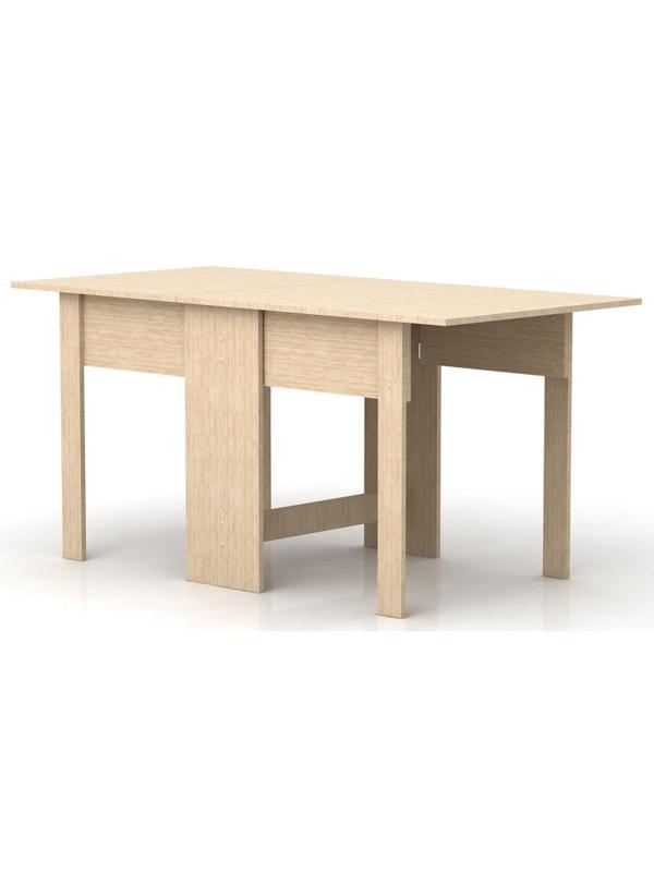 Стол обеденный N_стол-книжка Д-257 ЛДСП дуб молочный