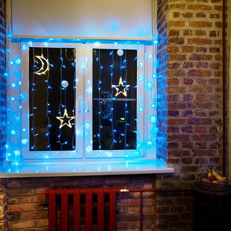 Фигура светодиодная Месяц на присоске ТЕПЛЫЙ БЕЛЫЙ 501-014