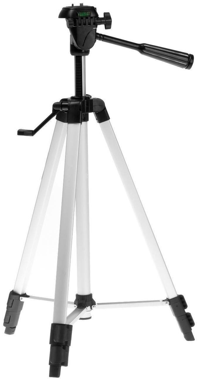 Штатив LuazON напольный, регулирование высоты 52-145 см, черно-серый