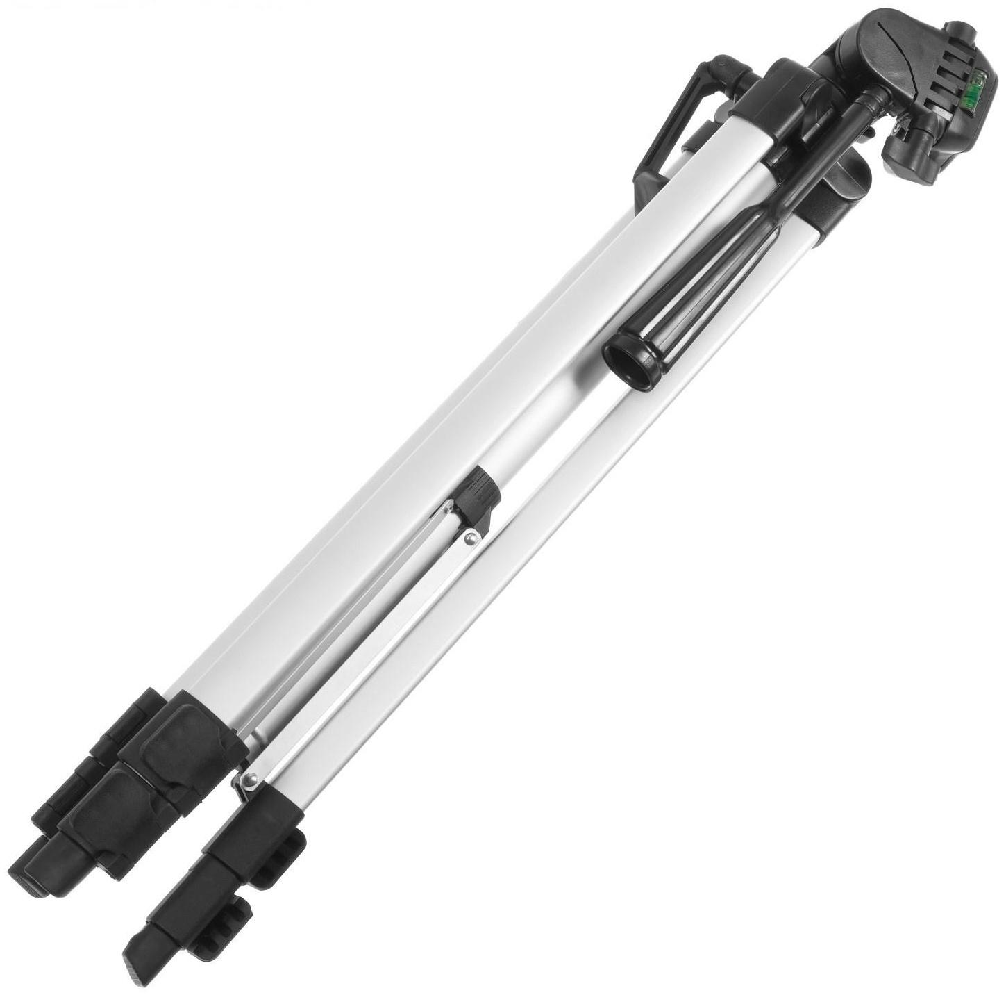 Штатив LuazON напольный, регулирование высоты 52-145 см, черно-серый