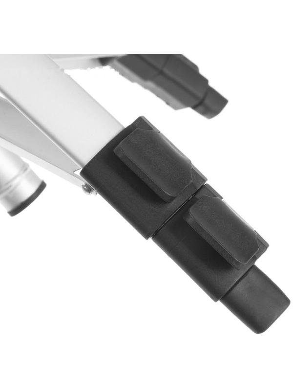 Штатив LuazON напольный, регулирование высоты 52-145 см, черно-серый