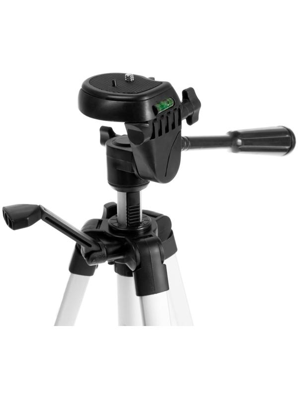 Штатив LuazON напольный, регулирование высоты 52-145 см, черно-серый