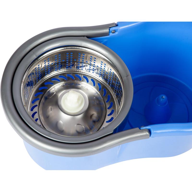 Комплект для уборки ведро+корзина+рукоятка+основа швабры+2 насадки HD1023