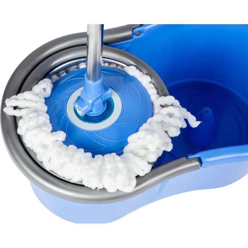 Комплект для уборки ведро+корзина+рукоятка+основа швабры+2 насадки HD1023