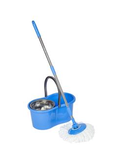 Комплект для уборки ведро+корзина+рукоятка+основа швабры+2 насадки HD1023
