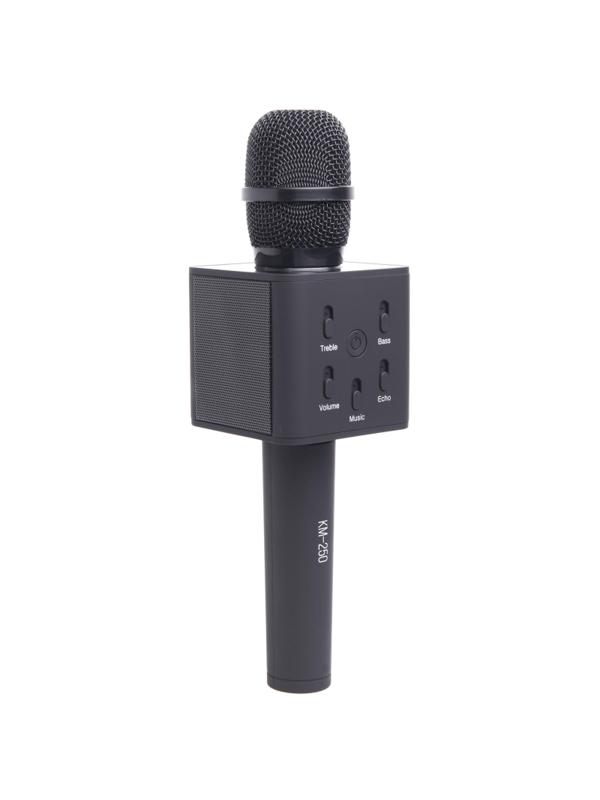Микрофон Atom KM-250, 10Вт, АКБ 1800мА/ч, BT (до10м), USB, для караоке