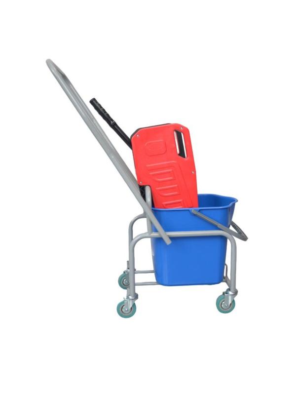 Тележка уборочная с отжимом мет.каркас без верхнего лотка 1x25л 21EF/1