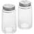Набор для специй соль+перец;стекло,сталь;50мл;H=7см, d=3,5см;прозр