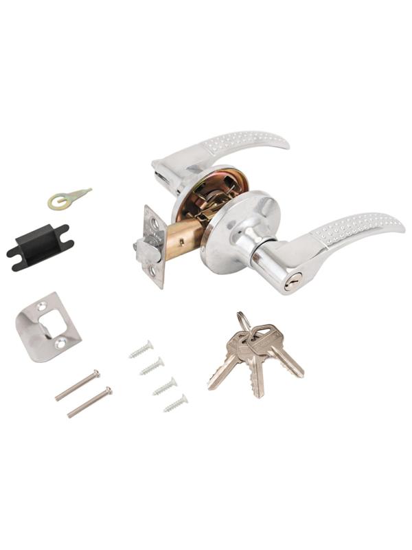 Защелка _УЗК_нажимная фалевая д/дер. дв. СТАНДАРТ 8510 ET CP, кл/фикс, хром