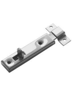 Шпингалет _УЗК_мебельный Домарт накладной, ригель 2мм. сталь, хром