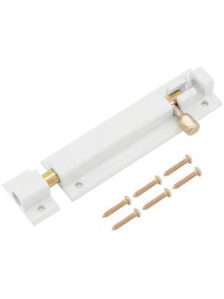 Шпингалет _УЗК_Апекс DB-05-100-W накладной д/дер. двер. 100мм, белый