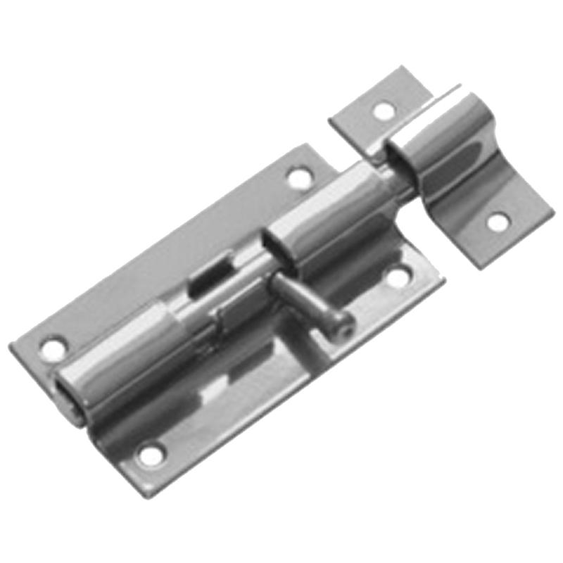 Шпингалет _УЗК_Домарт ШП-60 накладной, ригель 7мм. сталь, хром