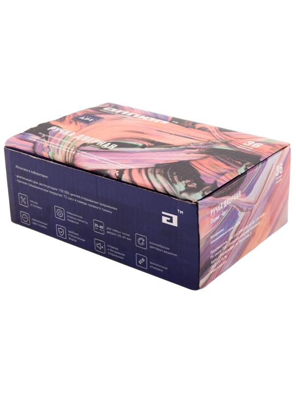 Ручка УЗК_д/межкомн.дв. АЛЛЮР АРТ СТАРК SC/CP (1492) мат.хром/хром,комплект