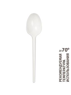 Ложка одноразовая столовая 165мм, ПС, белая, 2800шт/кор
