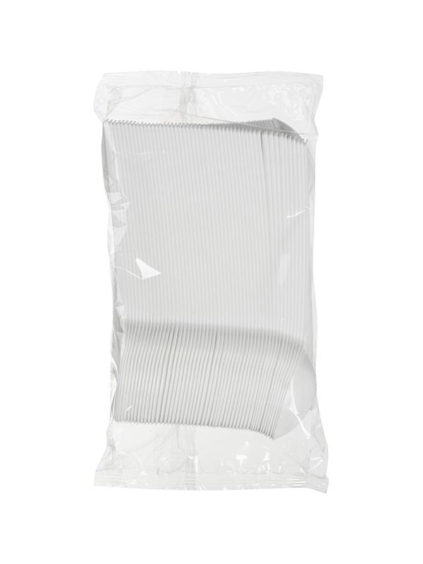 Ложка одноразовая столовая 165мм, ПС, белая, 2800шт/кор