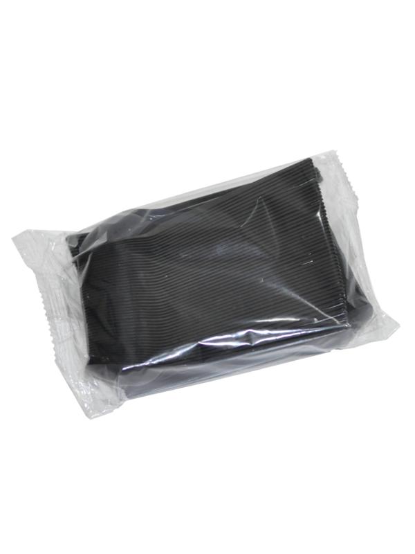 Ложка одноразовая столовая 165мм, ПС, черная, 2800шт/кор