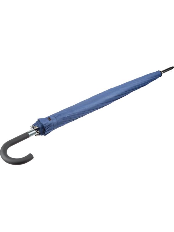 Зонт трость полуавтомат с пластик.ручкой, 16 спиц, ассорти, HD-HW23(H/T)