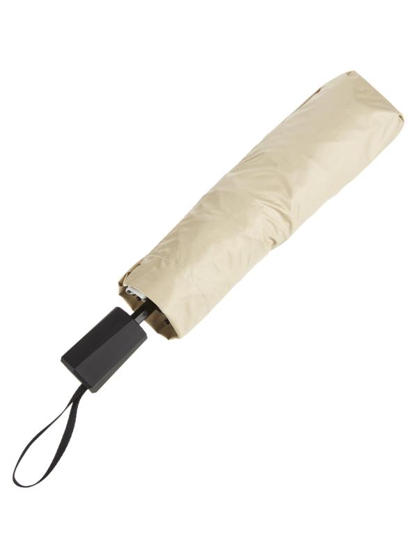 Зонт складной, автомат, 8 спиц, бежево-белый, HD-HW01A(H/T)