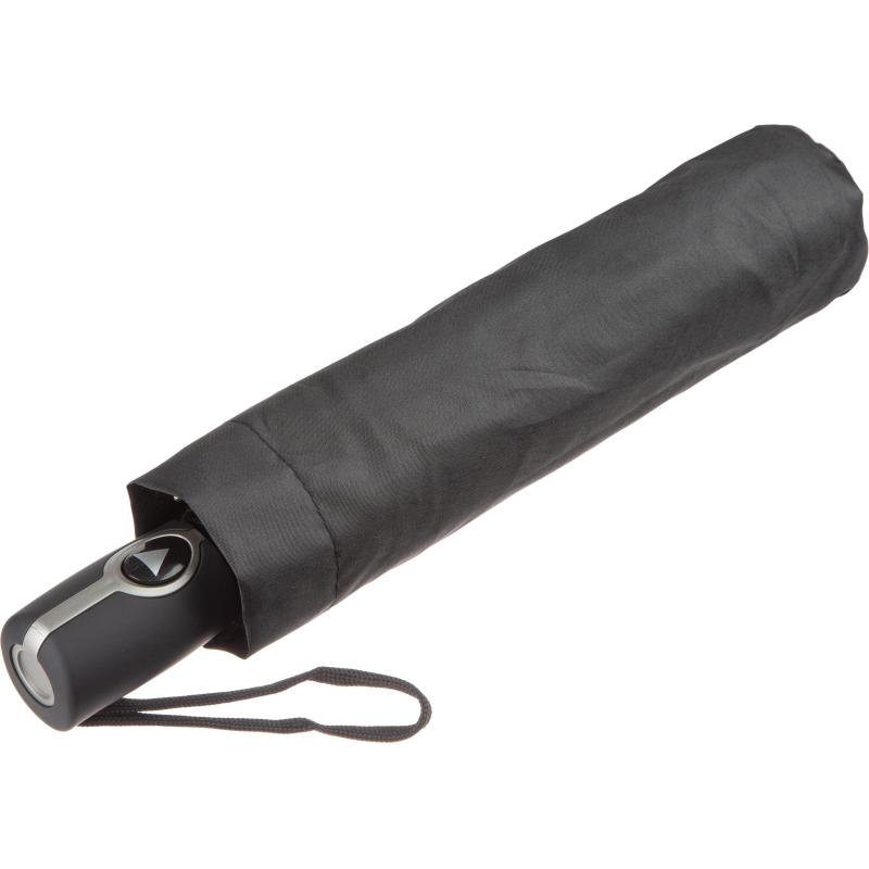 Зонт складной, полуавтомат, 8 спиц, черный, HD-HH01(H/T)