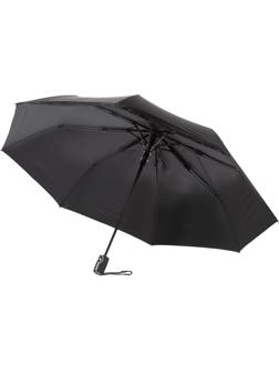 Зонт складной, полуавтомат, 8 спиц, черный, HD-HH01(H/T)