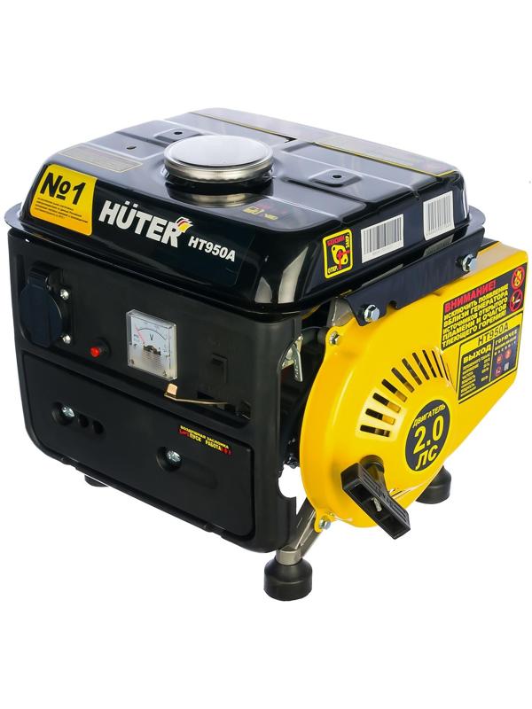 Электрогенератор Huter HT950A, бенз., 0.65/0.95 кВт, 220 В, 4.2 л
