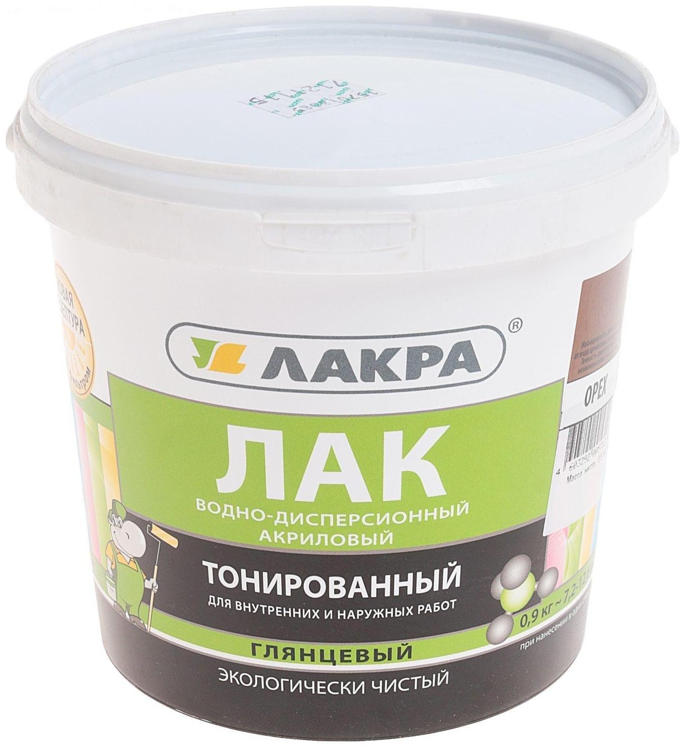 Лак ВДлакра тонированный, Орех 0,9кг