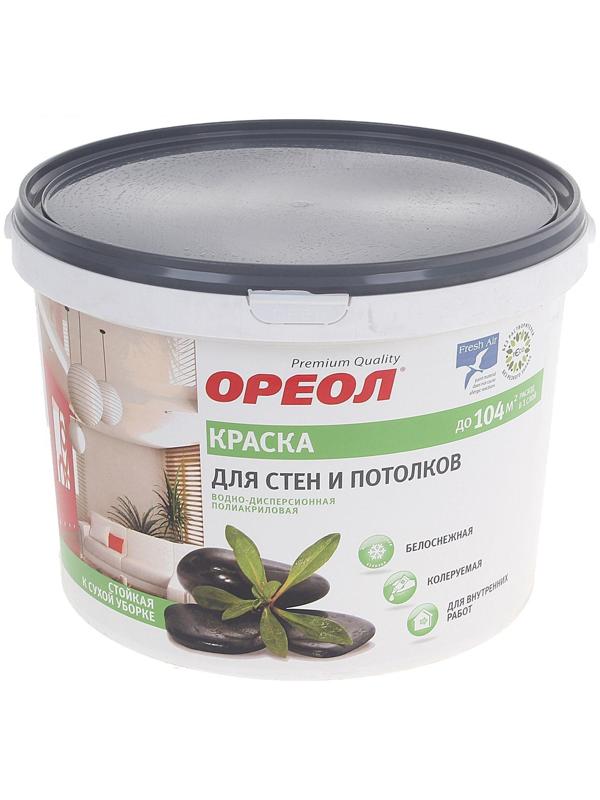 Краска водно-дисперсионная ОРЕОЛ для внутренних работ 13,0кг