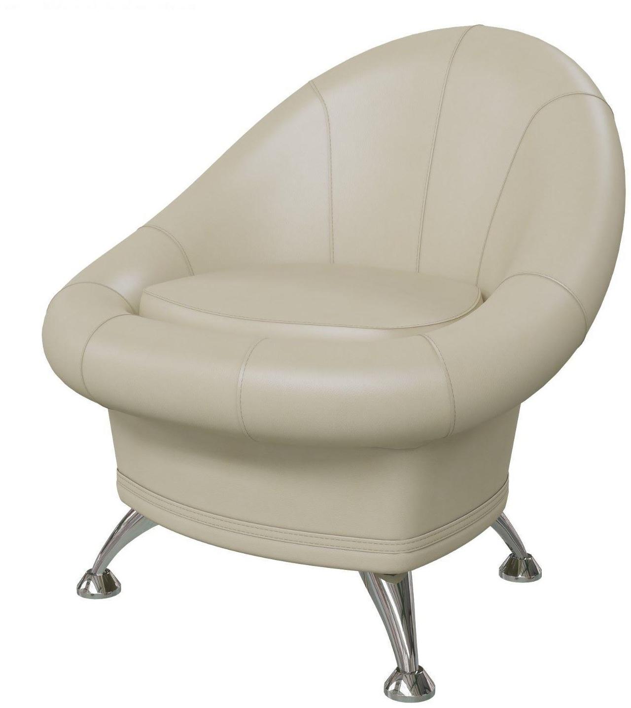 Банкетка, 690х690х790, Кожзам бежевый