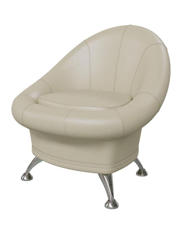 Банкетка, 690х690х790, Кожзам бежевый