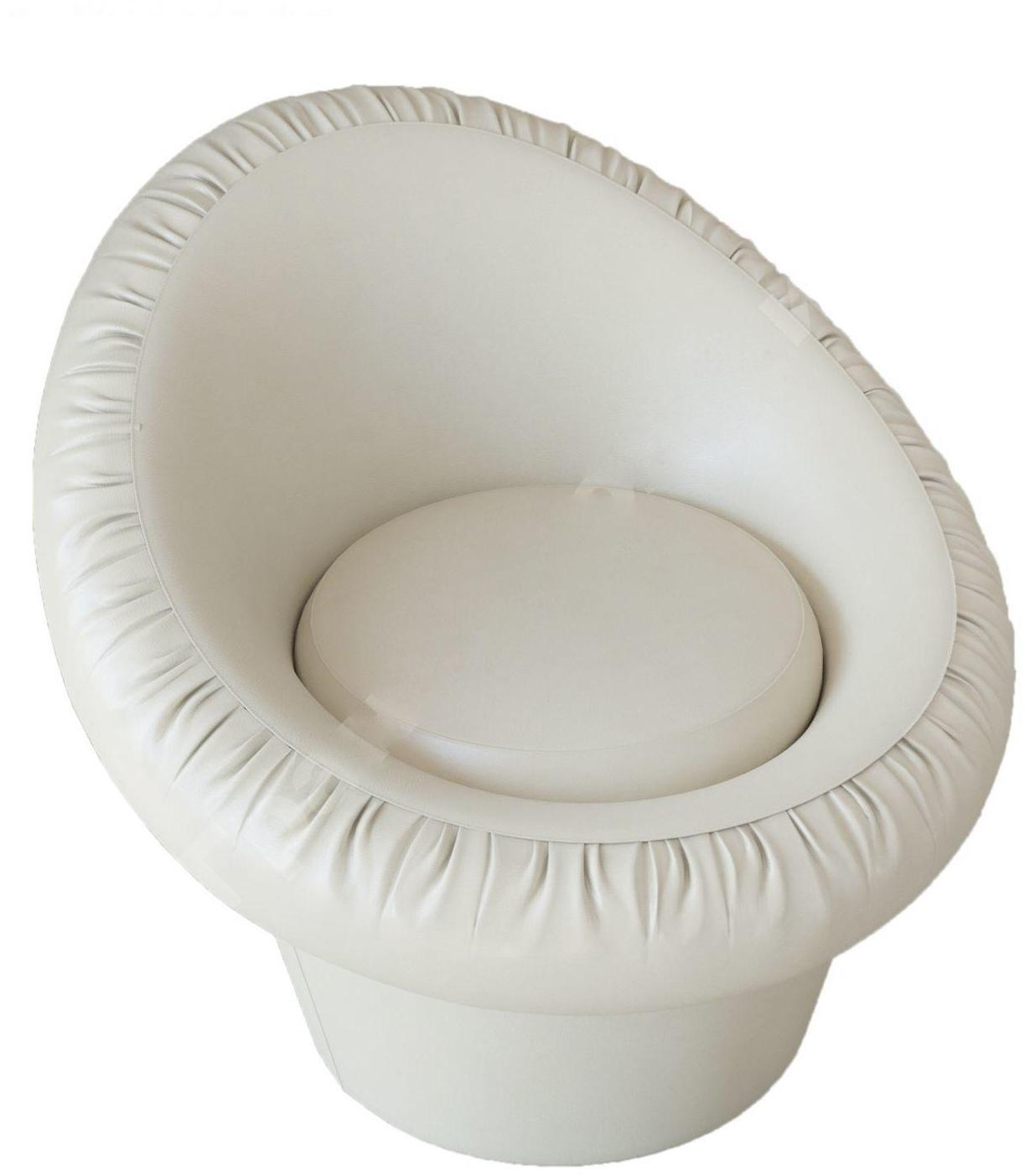 Банкетка, 690х690х690, Кожзам бежевый