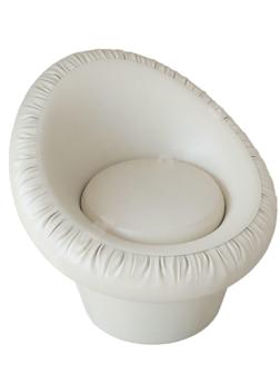 Банкетка, 690х690х690, Кожзам бежевый