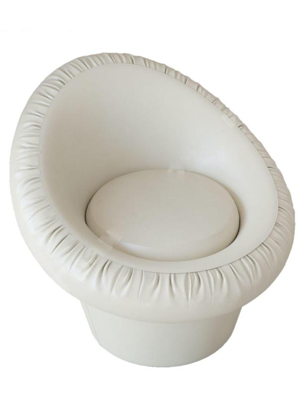 Банкетка, 690х690х690, Кожзам бежевый