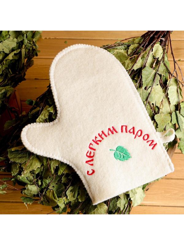 Рукавица для бани «С легким паром»