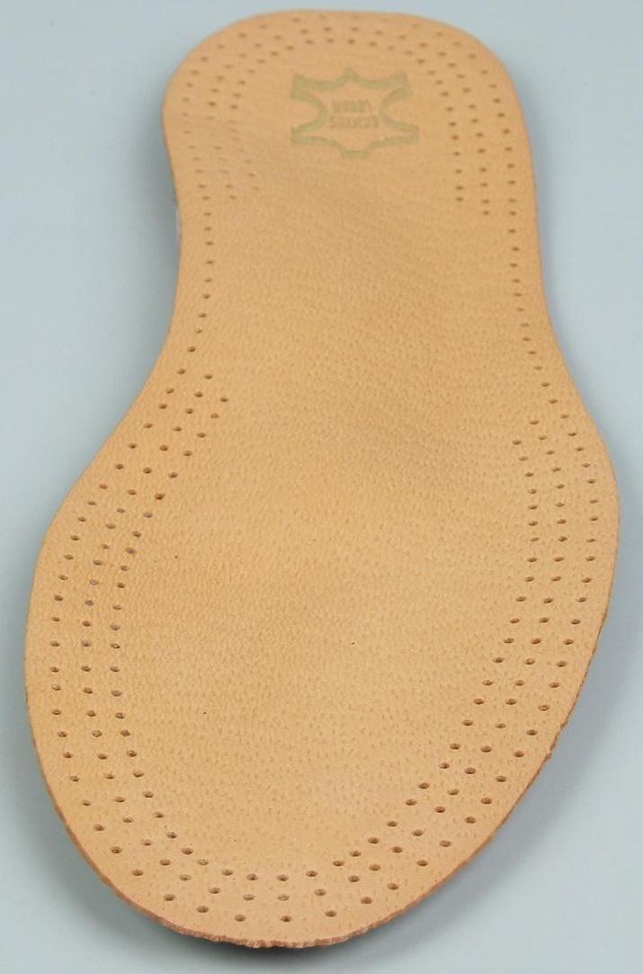 Стельки для обуви, амортизирующие, с мягким супинатором, 41-42р-р, пара, цвет светло-коричневый