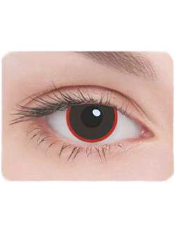 Карнавальные контактные линзы Adria Crazy - DEMON, в наборе 1 шт