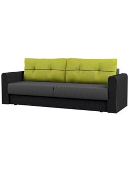 Диван «Амур 2», обивка «джой чеснут»/кант «нео крем»