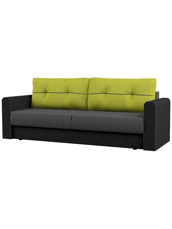 Диван «Амур 2», обивка «джой чеснут»/кант «нео крем»