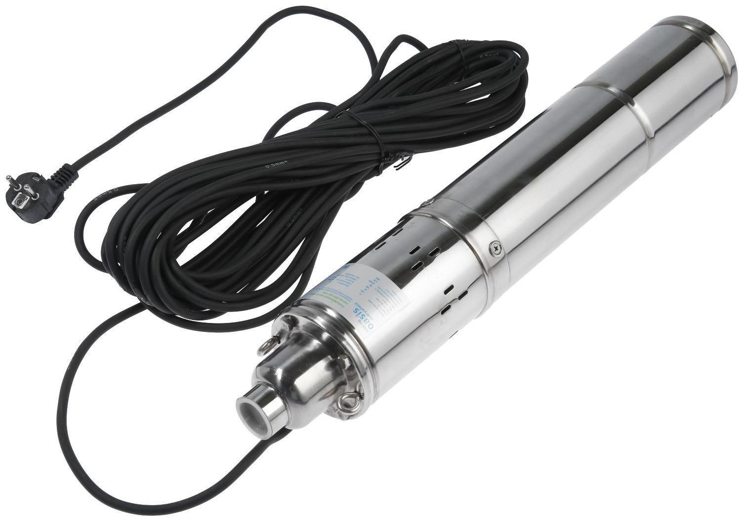 Насос скважинный Oasis SVR 30/100, винтовой, 370 Вт, напор 100 м, 30 л/мин, кабель 20 м