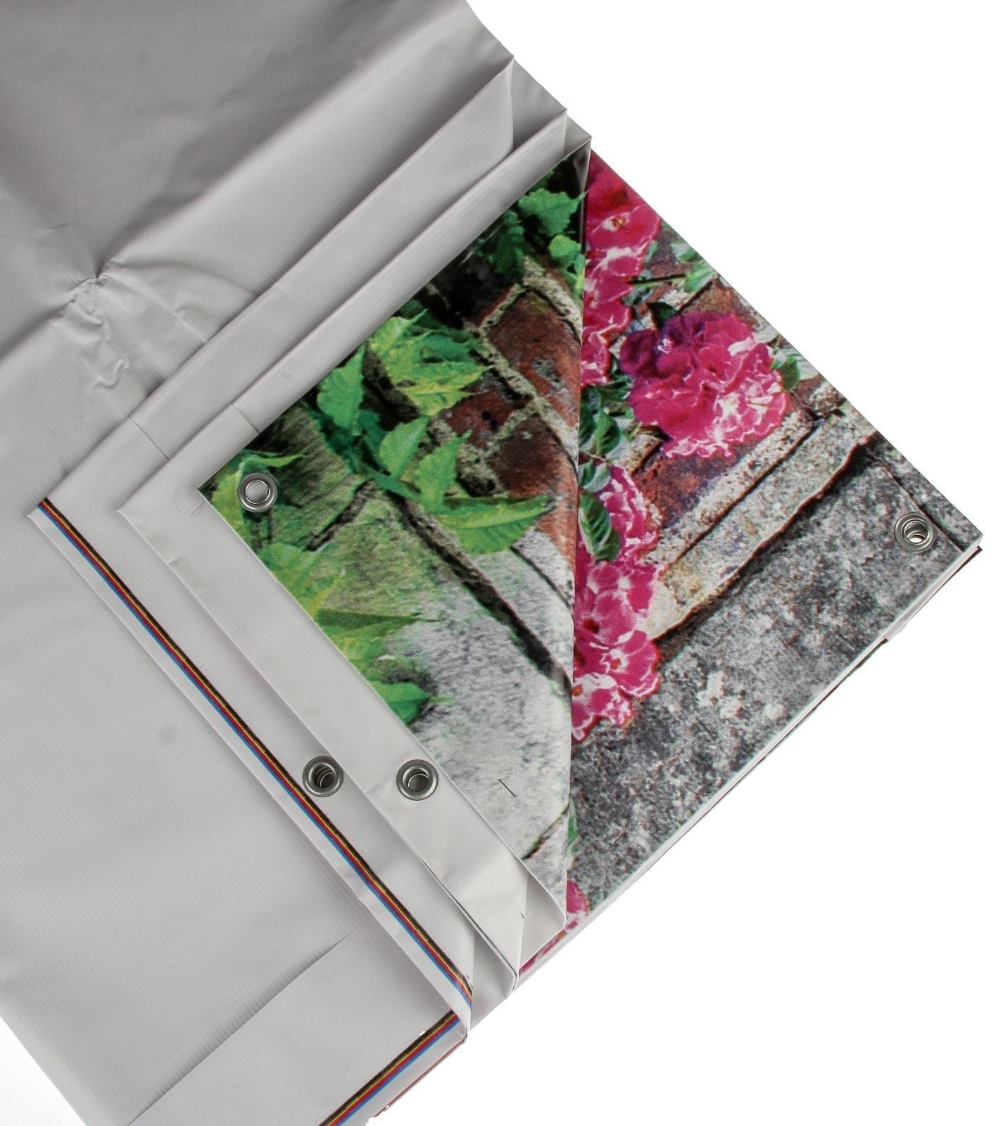 Фотобаннер, 250 × 200 см, с фотопечатью, люверсы шаг 1 м, «Кирпичная стена»