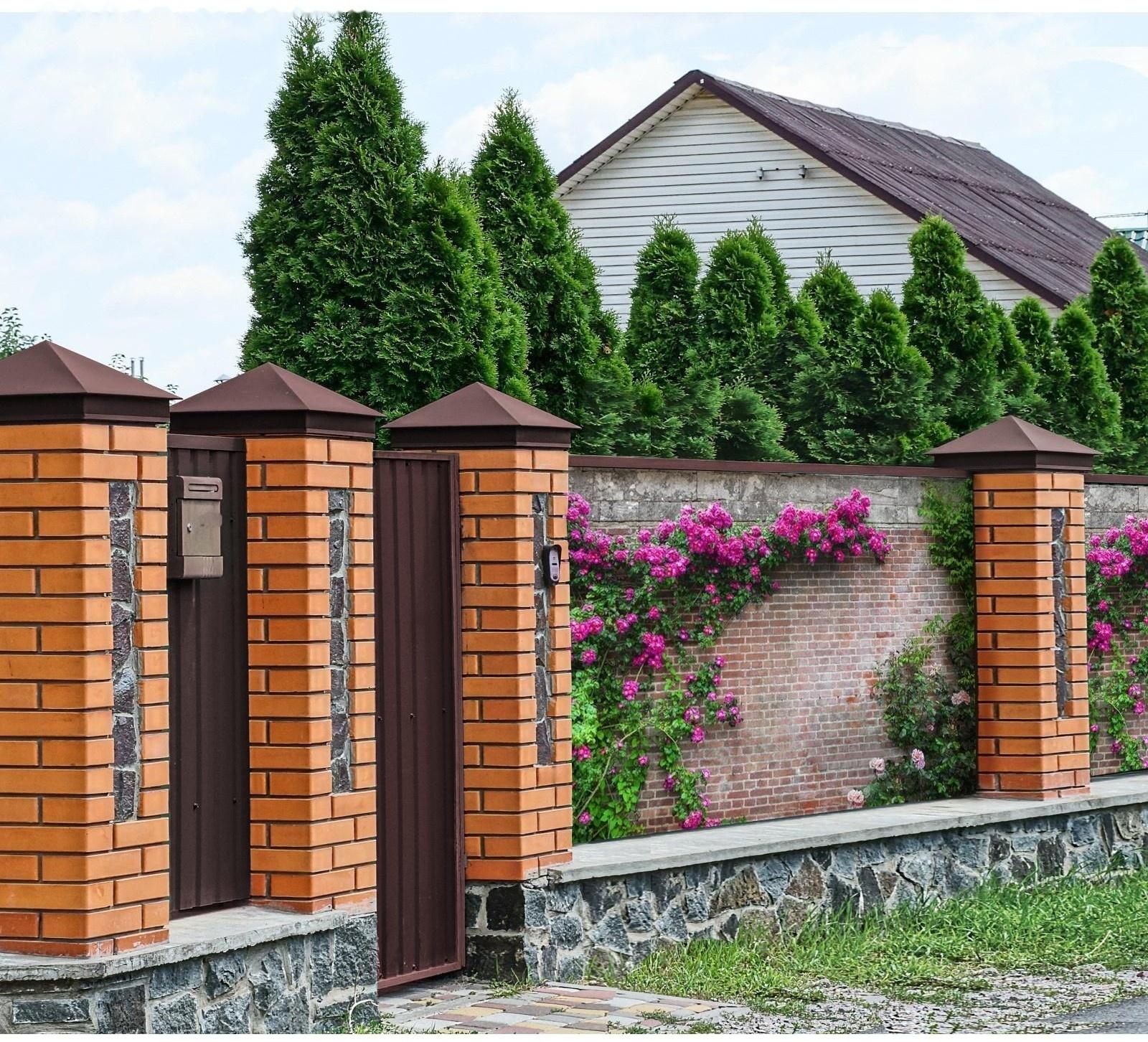 Фотобаннер, 250 × 200 см, с фотопечатью, люверсы шаг 1 м, «Кирпичная стена»