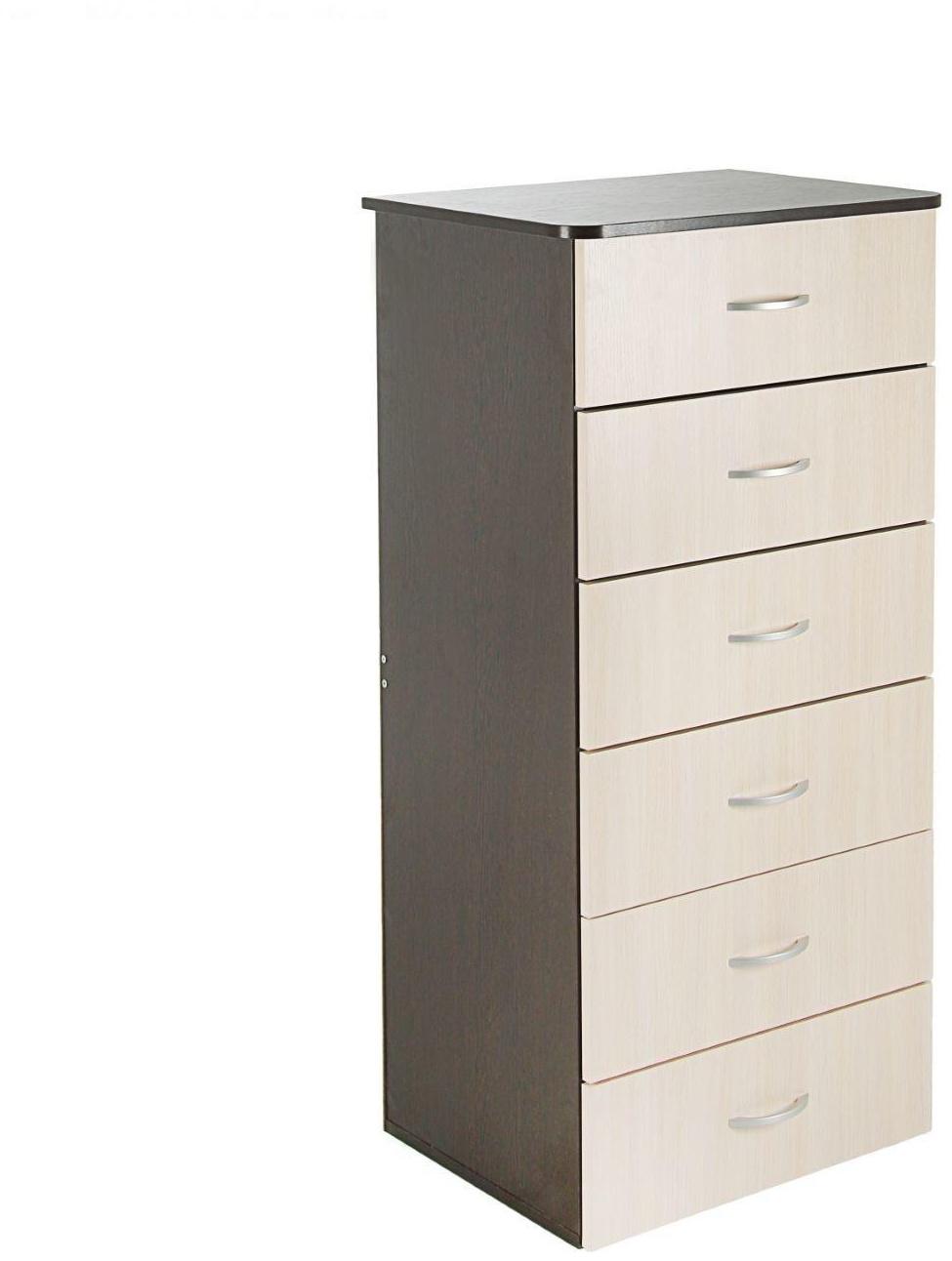 Комод №5, 600х450х1250, Венге темный/Венге светлый