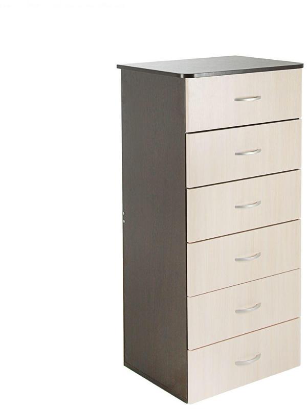 Комод №5, 600х450х1250, Венге темный/Венге светлый