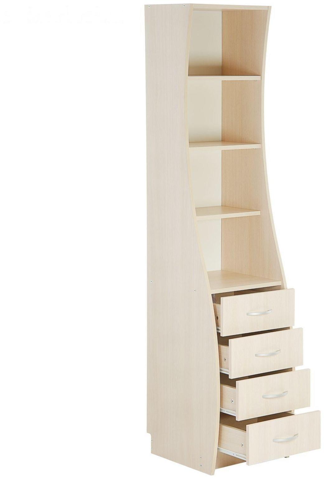 Стойка стола компьютерного, 400х455х1790, Венге светлый