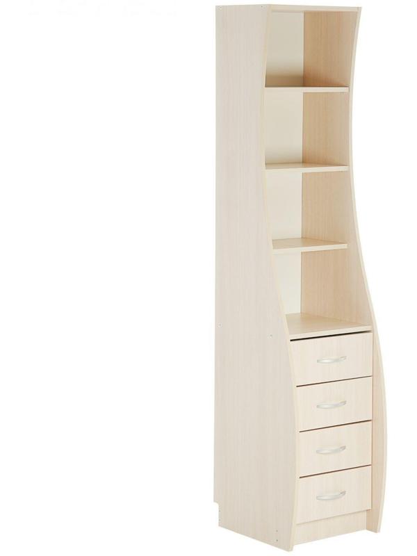 Стойка стола компьютерного, 400х455х1790, Венге светлый