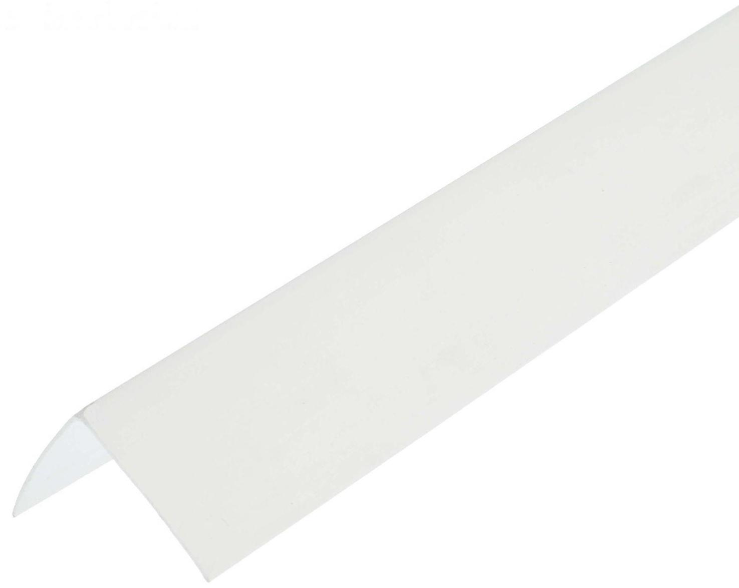 Уголок ПВХ белый 30х30х2700 мм