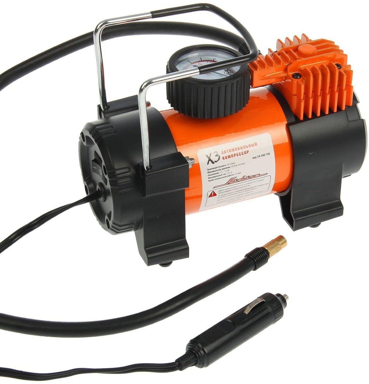 Компрессор автомобильный Airline X3, 40 л/мин., 10 атм