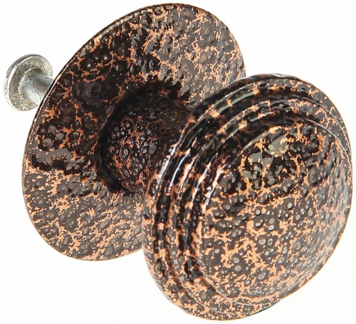 Ручка-кнопка РКК-15, цвет античная медь