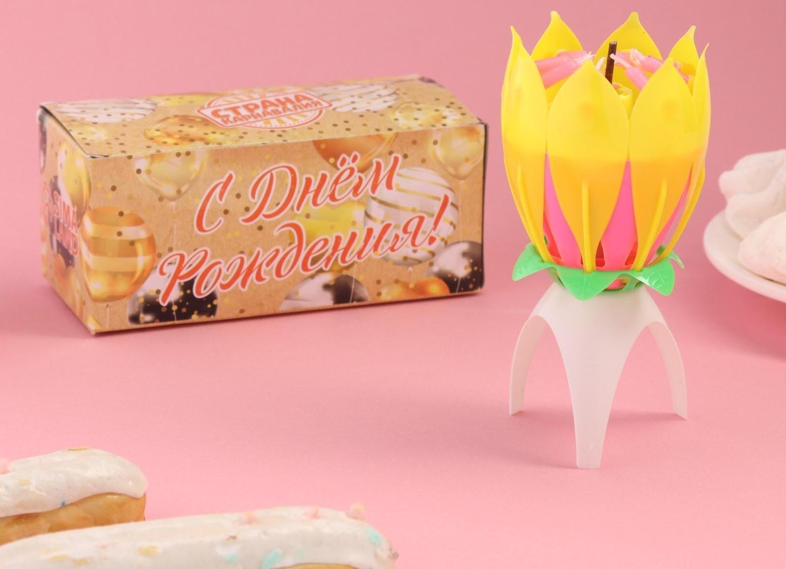 Свеча для торта музыкальная 