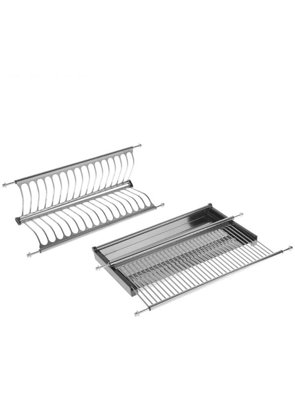 Посудосушитель, L=500 мм, 465х280х65 мм, нержавеющая сталь, комплект