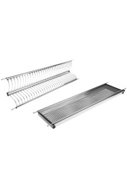 Посудосушитель, L=900 мм, 865х280х65 мм, нержавеющая сталь, комплект